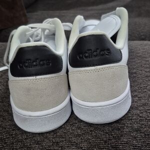 adidas Black and Cream Sneakers